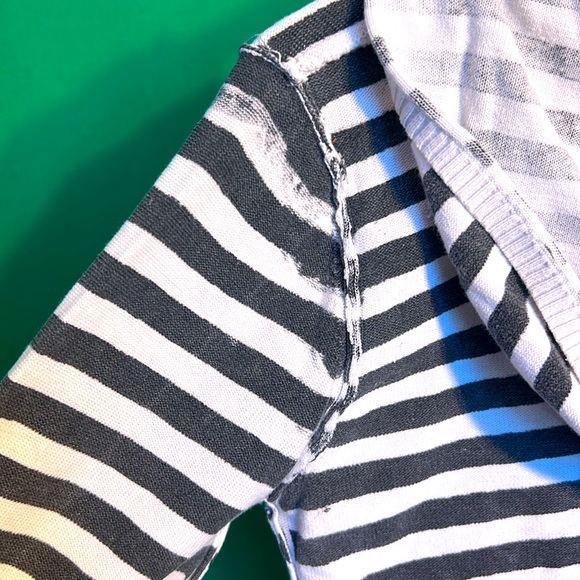 Mocca 2 S Striped Hoody Black and White - Picture 7 of 8